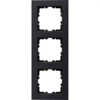 Kopp 402715007 afdekraam 3-voudig HK07 antraciet