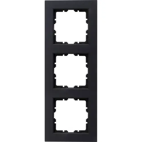 Kopp 402715007 afdekraam 3-voudig HK07 antraciet