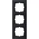 Kopp 402715007 afdekraam 3-voudig HK07 antraciet