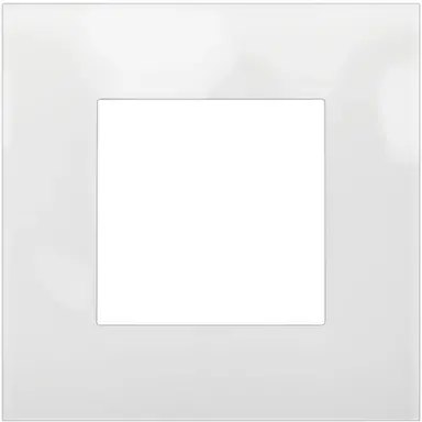 Niko 241-76100 afdekraam 1-voudig Pure liquid snow white