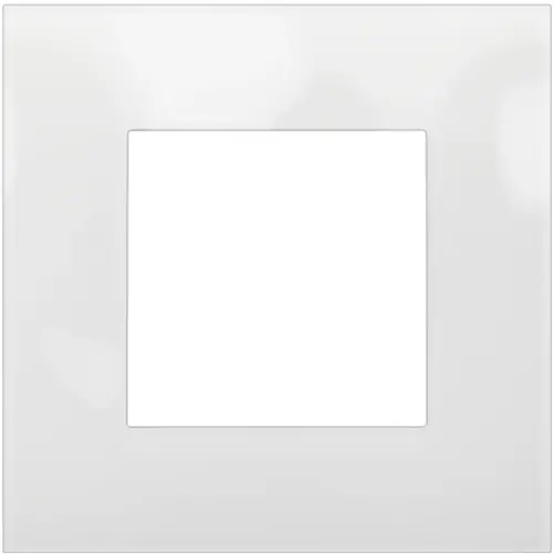 Niko 241-76100 afdekraam 1-voudig Pure liquid snow white