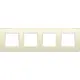 Niko 100-76400 afdekraam 4-voudig Original cream