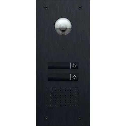 Niko 550-22012 videobuitenpost voor Niko Home Control met 2 verlichte aanraaktoetsen