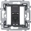 Niko 170-79251 draagring 1x RJ45 UTP Cat.5E vlakke uitvoering geschikt voor PoE