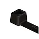 Hellermann T30R-W-BK-C1 bundelband 3.5 x 150 mm zwart 100 stuks