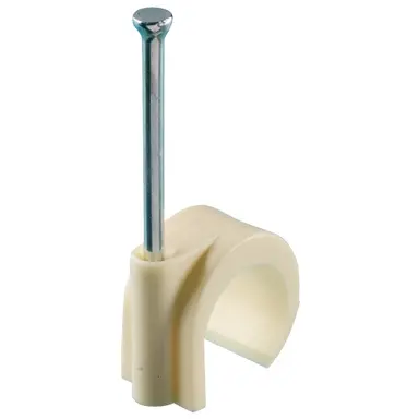 JMV SP 16/19 CR EMMER spijkerclip rond 16 - 20 mm creme 600 stuks