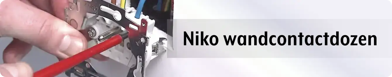 Niko wandcontactdoos / Niko stopcontact