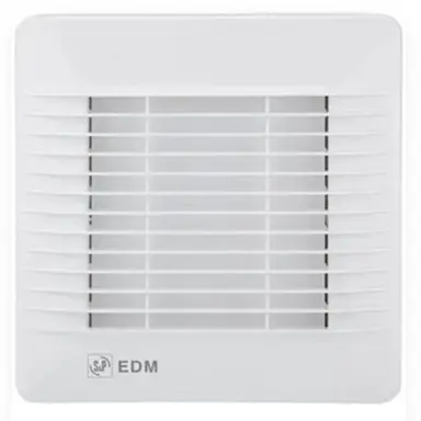 Soler & Palau EDM-100 S 12V muurinbouwventilator wit
