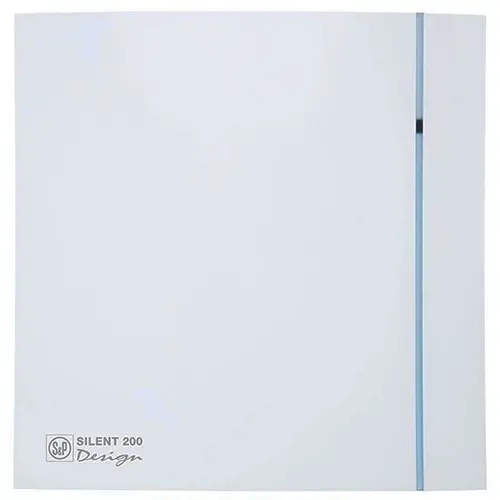 Soler & Palau SILENT-200 CRZ DESIGN - 3C muurinbouwventilator met instelbare nalooptimer SILENT DESIGN - 200 CRZ wit 3C