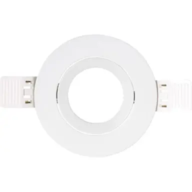 Interlight IL-F90RW inbouwframe 90mm rond MR16-lichtbronnen IP20 wit