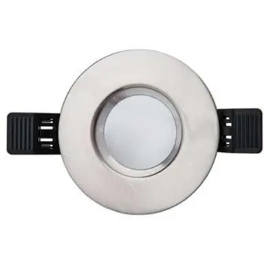 Interlight IL-F90RIPM frame rond MR16 geborsteld chroom 90mm IP65