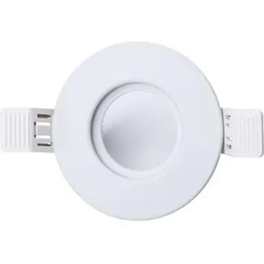 Interlight IL-F90RIPW frame MR16 90mm rond ip65 wit RAL9016