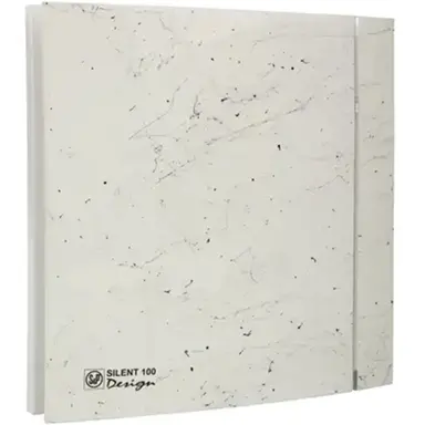 Soler & Palau SILENT-100 CRZ MARBLE WHITE DESIGN muurinbouwventilator met nalooptimer SILENT DESIGN - 100 CRZ marmer wit 4C