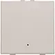Niko 102-52201 drukknop 1-voudig met LED en comfortsensoren Niko Home Control light grey