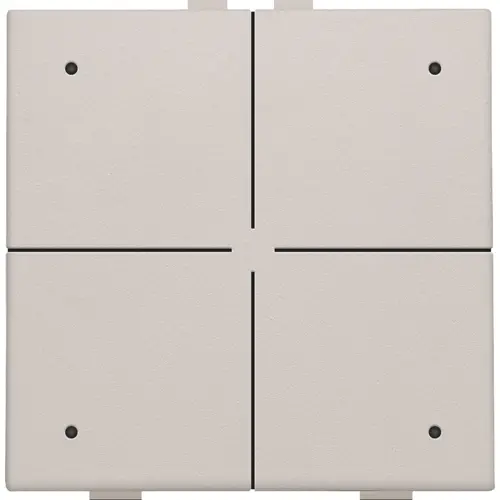Niko 102-52204 drukknop 4-voudig met LED en comfortsensoren voor Niko Home Control light grey
