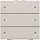 Niko 102-52206 drukknop 6-voudig met LED en comfortsensoren Niko Home Control light grey