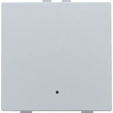 Niko 121-52201 drukknop 1-voudig met LED en comfortsensoren voor Niko Home Control sterling coated