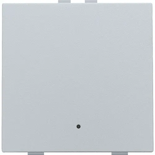 Niko 121-52201 drukknop 1-voudig met LED en comfortsensoren Niko Home Control sterling coated
