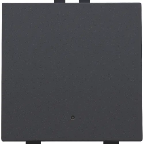 Niko 122-52201 drukknop 1-voudig met LED en comfortsensoren voor Niko Home Control anthracite coated