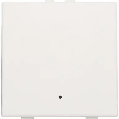 Niko 101-52201 drukknop 1-voudig met LED en comfortsensoren voor Niko Home Control white