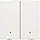Niko 101-52202 drukknop 2-voudig met LED en comfortsensoren Niko Home Control white