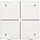 Niko 101-52204 drukknop 4-voudig met LED en comfortsensoren Niko Home Control white
