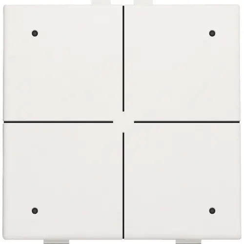 Niko 101-52204 drukknop 4-voudig met LED en comfortsensoren voor Niko Home Control white