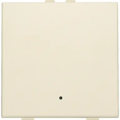 Niko 100-52201 drukknop 1-voudig met LED en comfortsensoren voor Niko Home Control cream