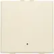Niko 100-52201 drukknop 1-voudig met LED en comfortsensoren Niko Home Control cream
