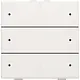 Niko 101-52206 drukknop 6-voudig met LED en comfortsensoren voor Niko Home Control white