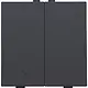 Niko 122-52202 drukknop 2-voudig met LED en comfortsensoren Niko Home Control anthracite coated