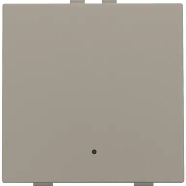 Niko 123-52201 drukknop 1-voudig met LED en comfortsensoren voor Niko Home Control bronze coated