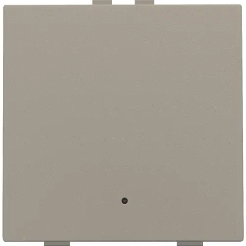 Niko 123-52201 drukknop 1-voudig met LED en comfortsensoren Niko Home Control bronze coated