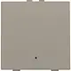 Niko 123-52201 drukknop 1-voudig met LED en comfortsensoren Niko Home Control bronze coated