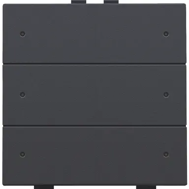 Niko 122-52206 drukknop 6-voudig met LED en comfortsensoren voor Niko Home Control anthracite coated