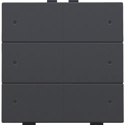Niko 122-52206 drukknop 6-voudig met LED en comfortsensoren voor Niko Home Control anthracite coated