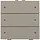 Niko 123-52206 drukknop 6-voudig met LED en comfortsensoren Niko Home Control bronze coated