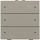 Niko 123-52206 drukknop 6-voudig met LED en comfortsensoren Niko Home Control bronze coated