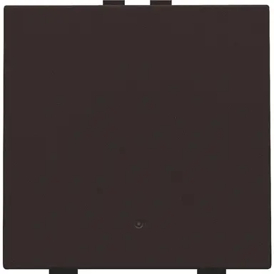 Niko 124-52201 drukknop 1-voudig met LED en comfortsensoren voor Niko Home Control dark brown coated