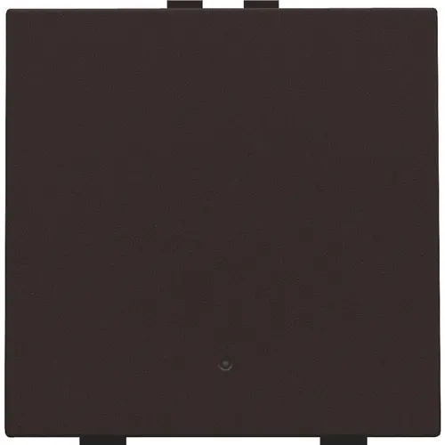 Niko 124-52201 drukknop 1-voudig met LED en comfortsensoren Niko Home Control dark brown coated