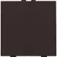 Niko 124-52202 drukknop 2-voudig met LED en comfortsensoren Niko Home Control dark brown coated