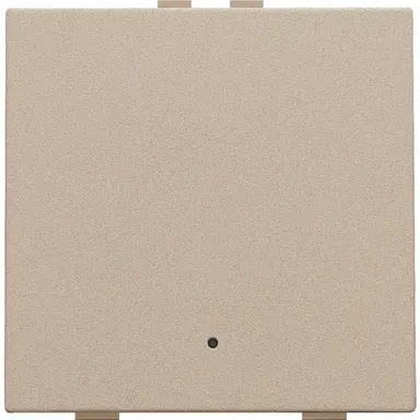 Niko 157-52201 drukknop 1-voudig met LED en comfortsensoren voor Niko Home Control champagne coated