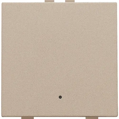 Niko 157-52201 drukknop 1-voudig met LED en comfortsensoren Niko Home Control champagne coated