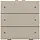 Niko 157-52206 drukknop 6-voudig met LED en comfortsensoren voor Niko Home Control champagne coated