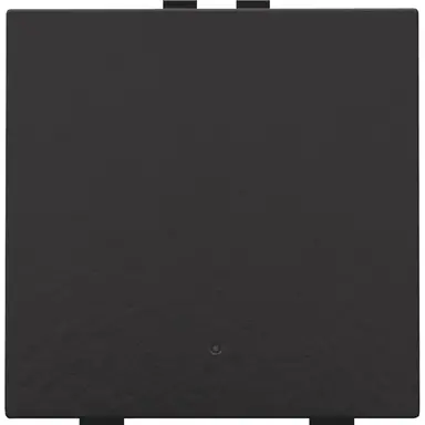 Niko 200-52201 drukknop 1-voudig met LED en comfortsensoren voor Niko Home Control piano black coated