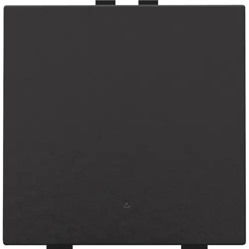 Niko 200-52201 drukknop 1-voudig met LED en comfortsensoren Niko Home Control piano black coated