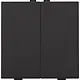 Niko 200-52202 drukknop 2-voudig met LED en comfortsensoren voor Niko Home Control piano black coated