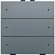 Niko 220-52206 drukknop 6-voudig met LED en comfortsensoren Niko Home Control blue grey coated