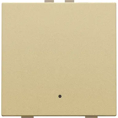 Niko 221-52201 drukknop 1-voudig met LED en comfortsensoren voor Niko Home Control gold coated