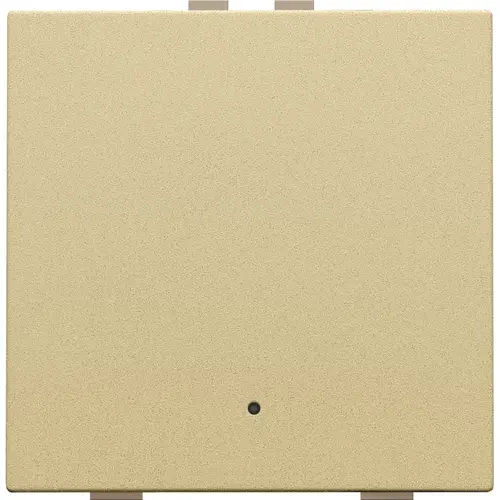 Niko 221-52201 drukknop 1-voudig met LED en comfortsensoren Niko Home Control gold coated